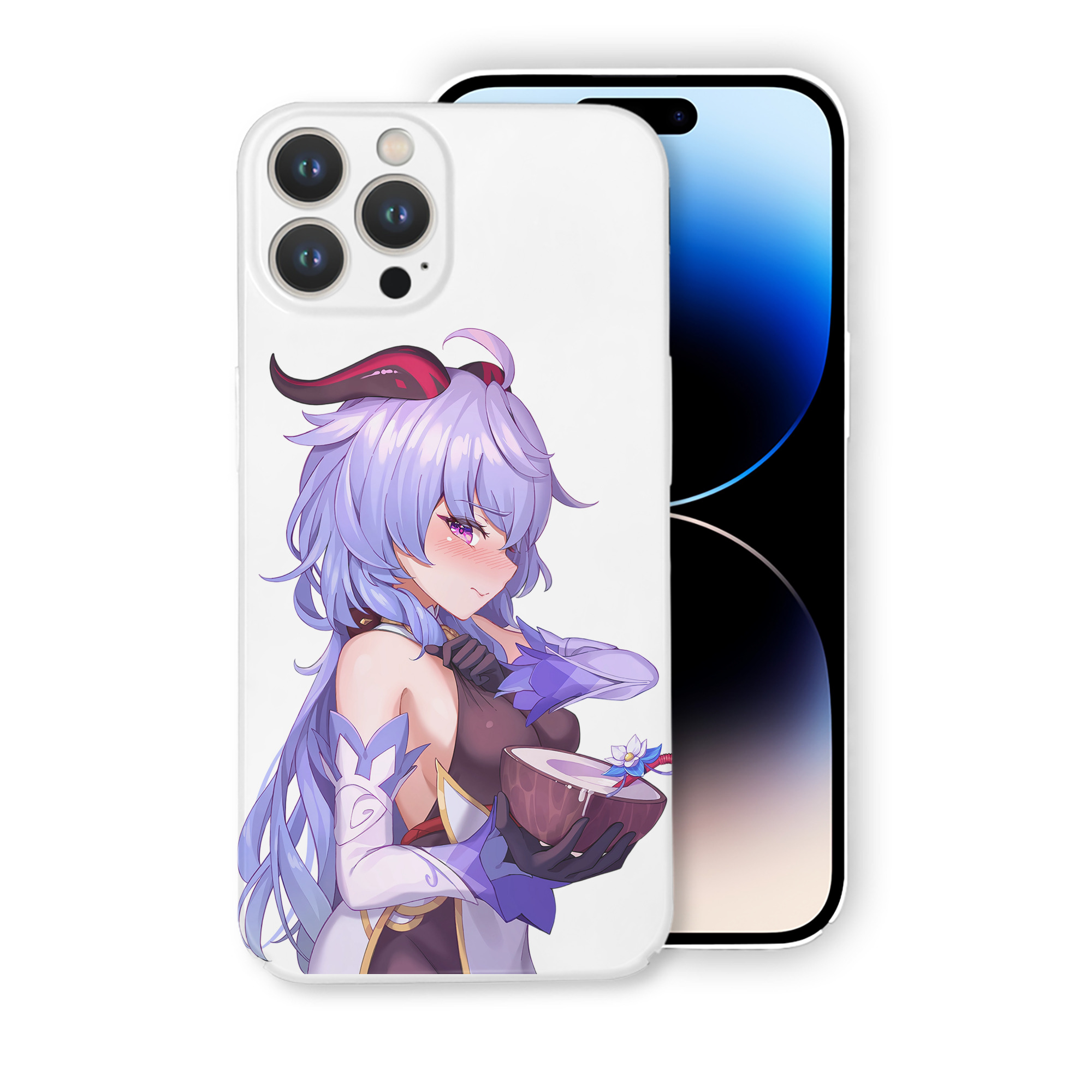 げんし神 甘雨 かんう genshin Ganyu 【iPhone 14シリーズ対応】ハードケース